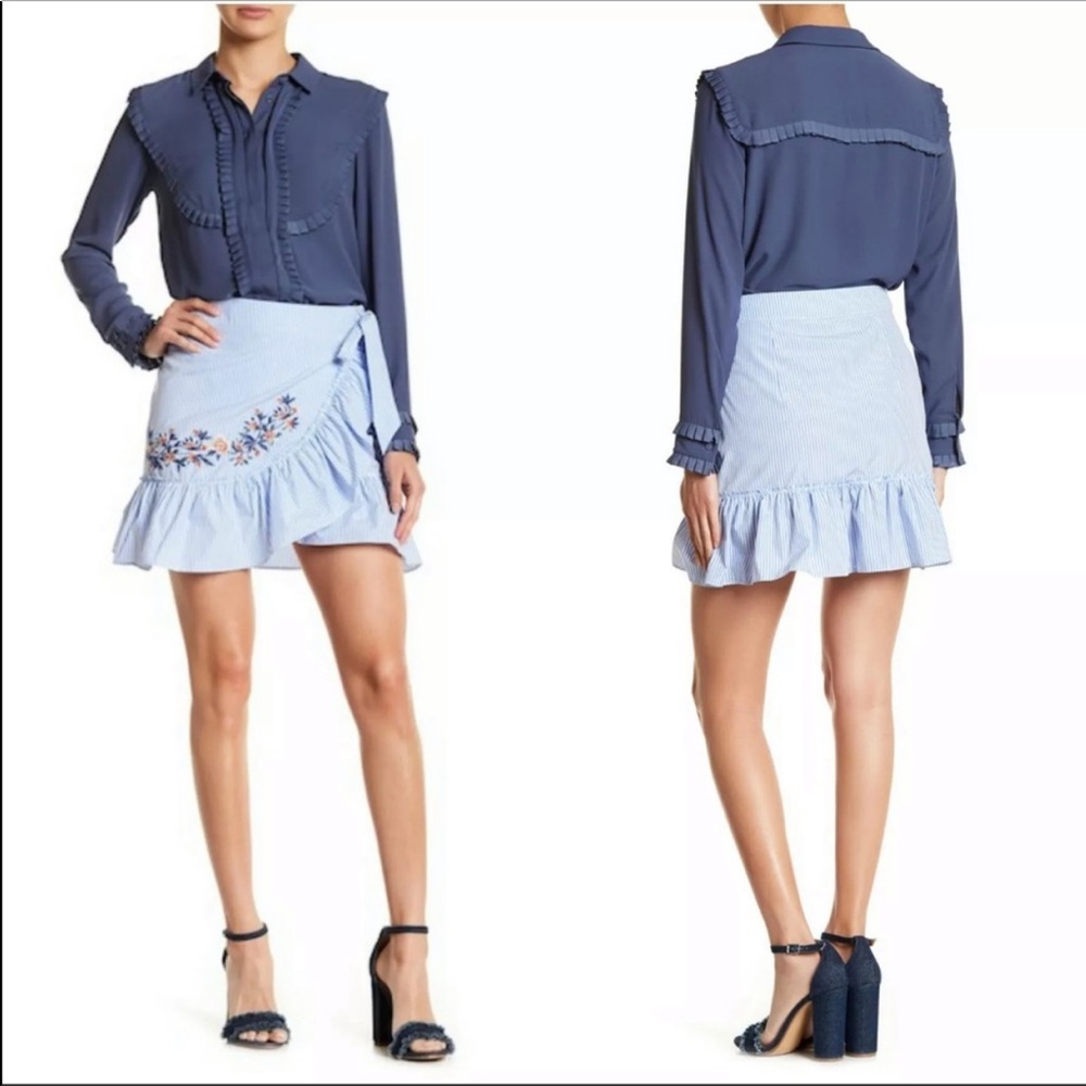 Socialite wrap skirt